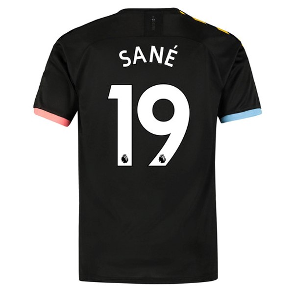 Camiseta Manchester City NO.19 Sane 2ª 2019 2020 Negro